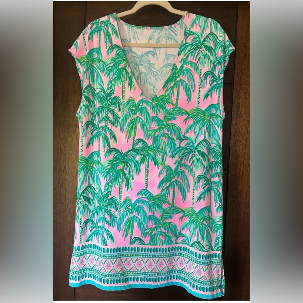 🌴🌴Lilly Pulitzer Talli Swim Coverup dress Pink Suite Views small🌴🌴